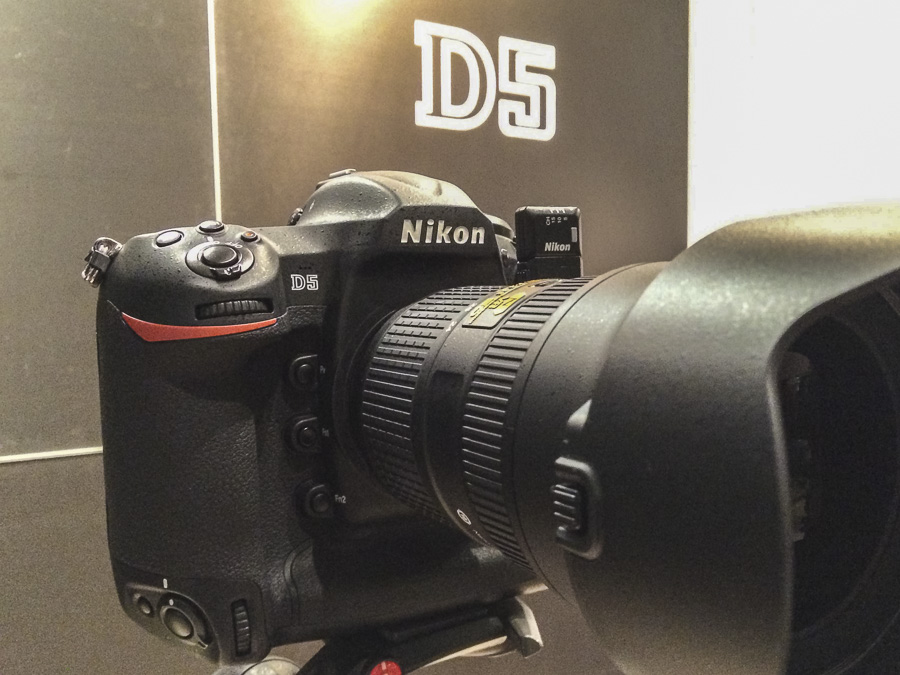 Nikon D5 podczas targów Press Photo Expo 2016.